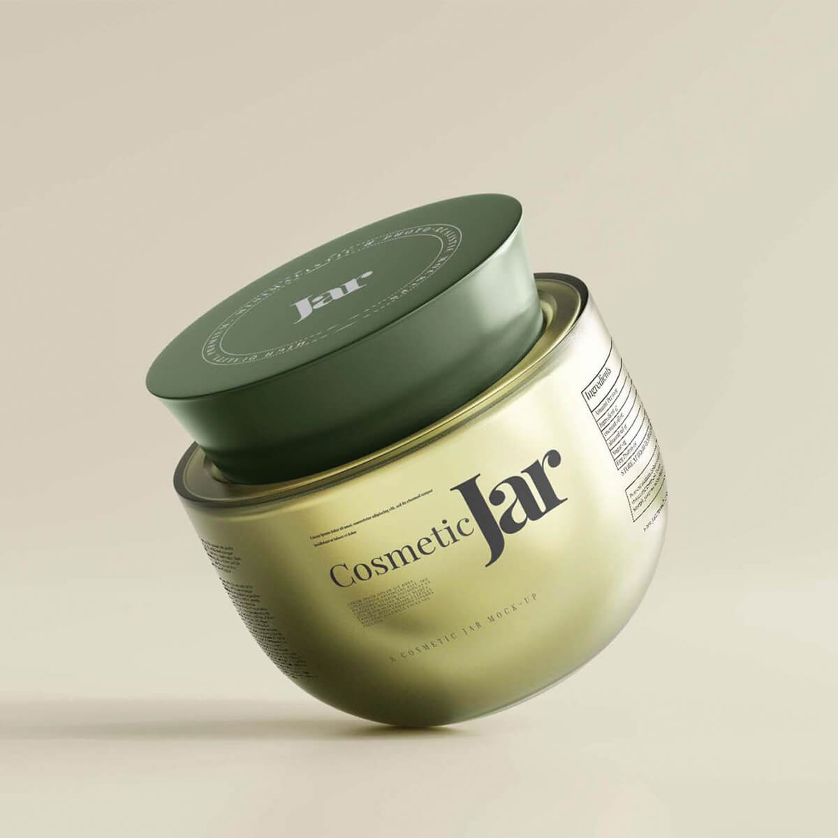 Glass Cream Jars